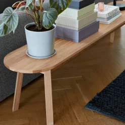 Triangle Leg bänk Oljad ek 200 cm