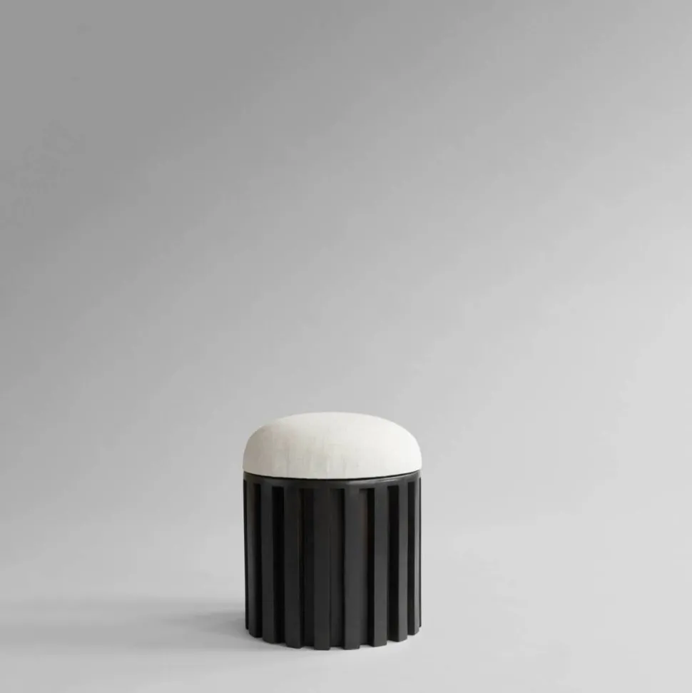 Tribu pall linne Coffee-white chalk