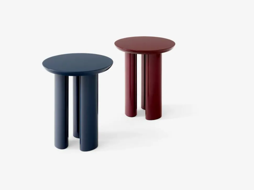 Tung JA3 sidobord burgundy red