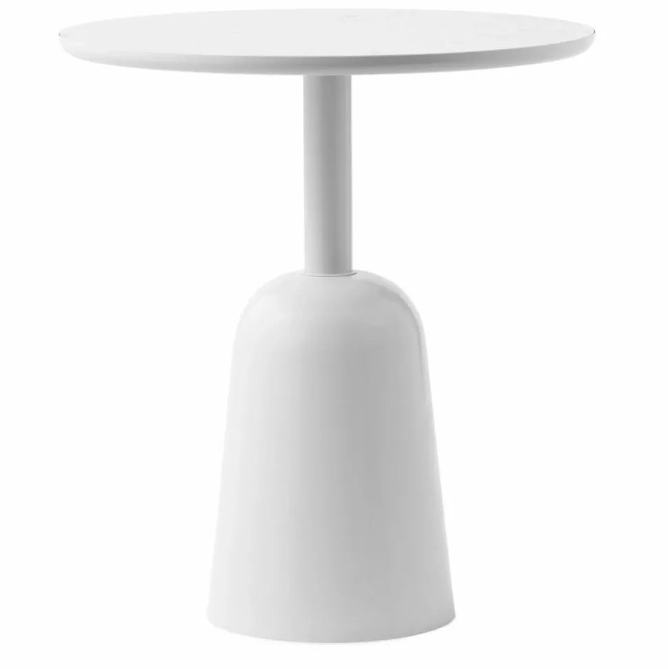 Turn justerbart bord Ø55 cm Varmgrå