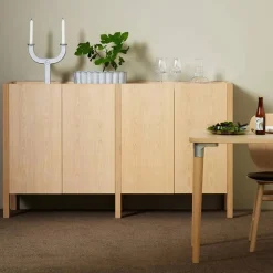 Upper sideboard Vit inkl. hjul 63 5x84