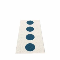 Vera gångmatta ocean blue/vanilla 70x150 cm