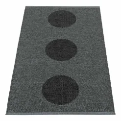 Vera 2.0 plastmatta black-black metallic 70x120 cm