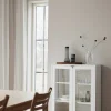 Vidja lågt vitrinskåp White
