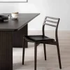 Vipp481 Cabin stol Dark oak-black leather