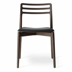 Vipp481 Cabin stol Dark oak-black leather