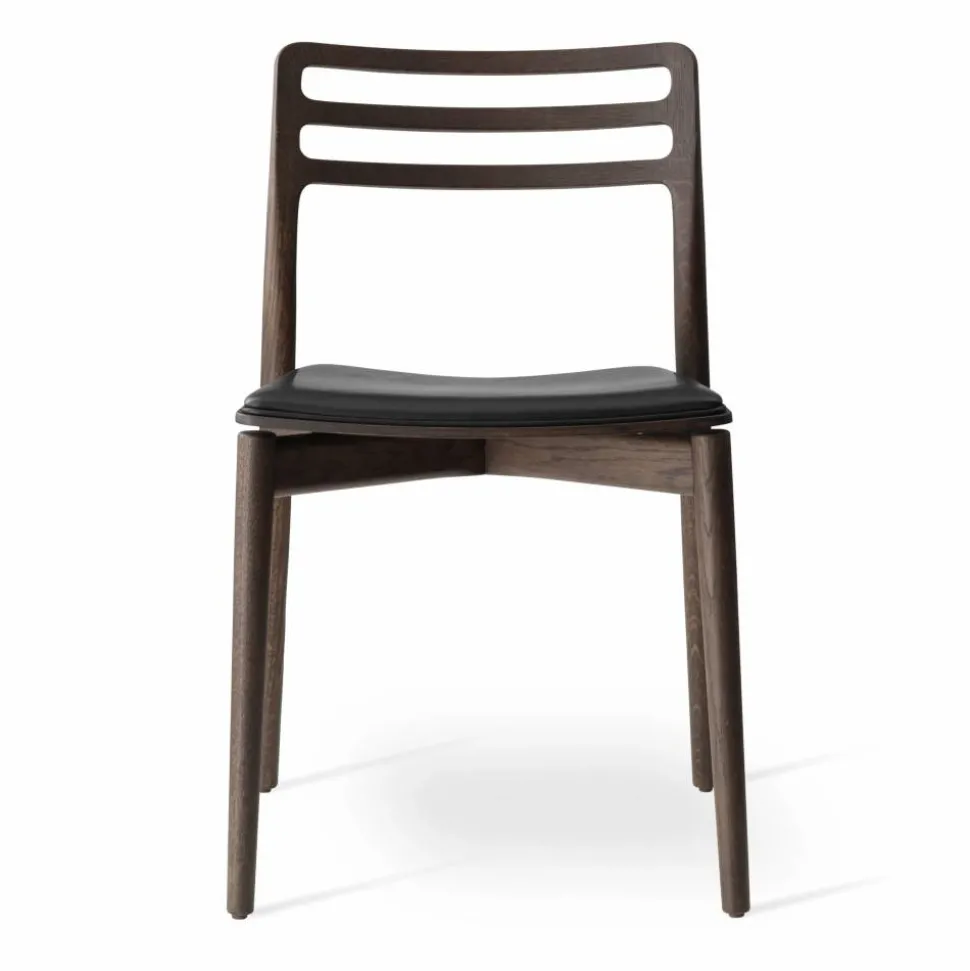 Vipp481 Cabin stol Dark oak-black leather