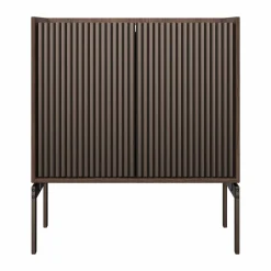 Vipp Cabinet H2 skåp med ben Dark oak-marble doors