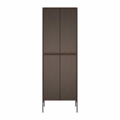 Vipp Cabinet H4 skåp med ben Dark oak doors