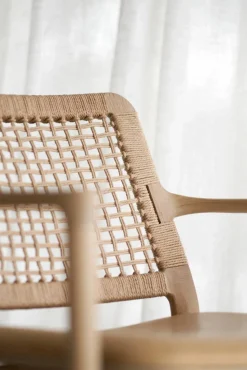 Vipp488 Cabin Lounge Chair Light oak-sand leather