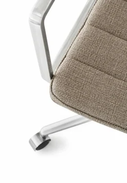 Vipp452 Swivel kontorsstol Pol. aluminium-dark sand