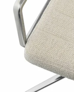 Vipp453 Swivel kontorsstol Wavy off white-light grey-pol. aluminium