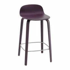 Visu barstol 65 cm Dark plum