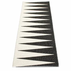 Vivi gångmatta black/vanilla 70x350 cm