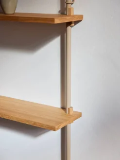 Wall Shelving vägghylla Ek-warm grey 92x85x17 5 cm WS.85.1