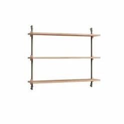 Wall Shelving vägghylla Ek-warm grey 92x65x17 5 cm WS.65.1