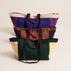 Weekend Bag Organic väska S Electric blue multi