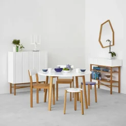 White Cabinet skåp ek