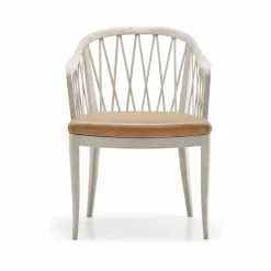 Widemar karmstol läder cognac oljad björk