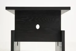 Wood Box soffbord Svartlackerad ek