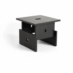 Wood Box soffbord Svartlackerad ek