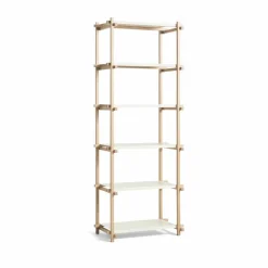 Woody Column hylla Oak-almond white high