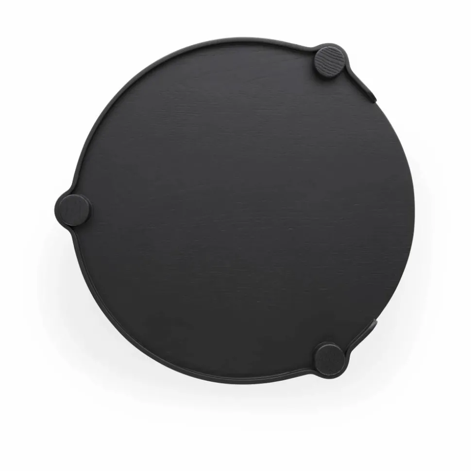 Woody bord Ø45 cm Black stained oak