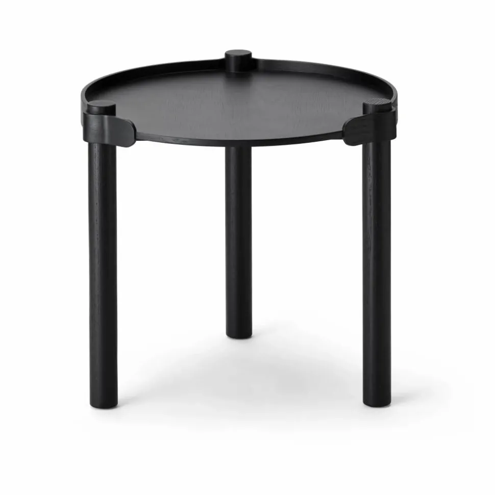 Woody bord Ø45 cm Black stained oak