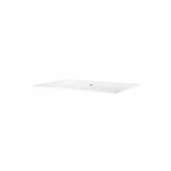 Works skrivbordsskiva vit laminat 120 cm