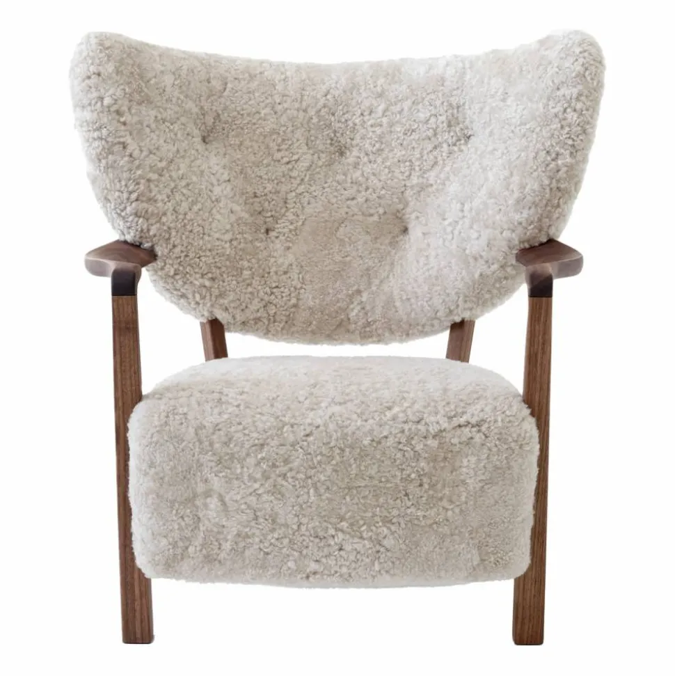 Wulff Lounge Chair ATD2 fåtölj Oljad valnöt-Moonlight